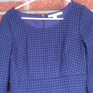 navy kate wool boden dress 6R